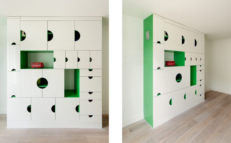 cupboard wall interior