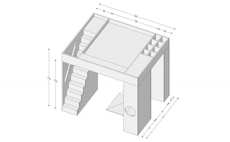 cupboard wall interior